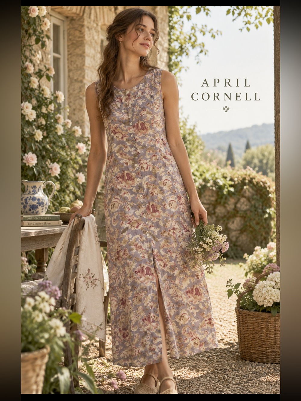 Vintage 90’s! APRIL CORNELL by CORNELL TRADING, the romantic purple dress!